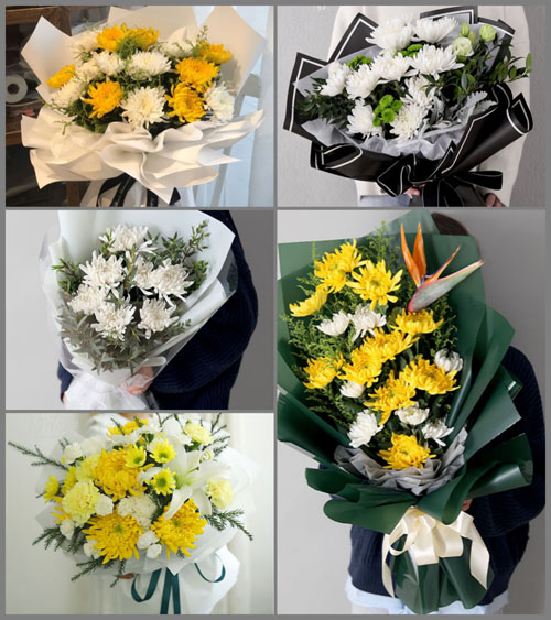 河南南阳新野县樊集乡白事花束代送